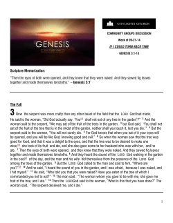 Scripture Memorization: “Then the eyes of both were opened, and