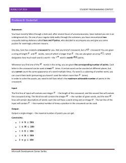 Problem B: Underfail