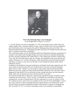 General Lewis Hershey - Grand Encampment, Knights Templar