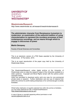 - WestminsterResearch