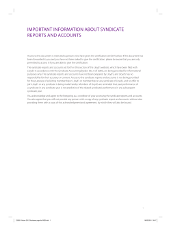 0609 Combined annual and underwriting year