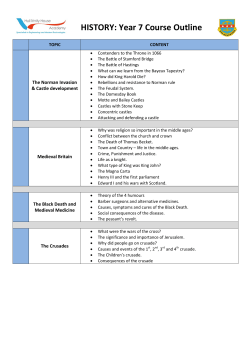 History Year 7 Course Outline