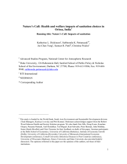 A central concern for development economics involves