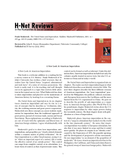 A New Look At American Imperialism - H-Net