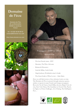 Domaine de l`&eacute;cu