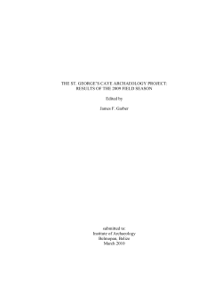 2009 - St Georges Caye