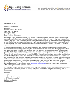 Systems Appraisal Feedback