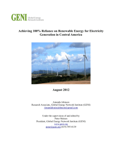 Achieving 100% Reliance on Renewable Energy for Electricity