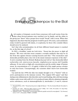 fever with regard to chickenpox