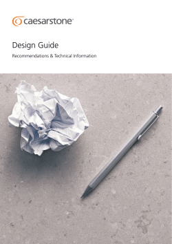 Caesarstone Design Guide