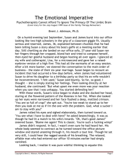 The Emotional Imperative