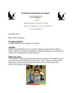 At Parkview Elementary, we respect