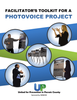 Training Manual for Hosting a Photovoice Project