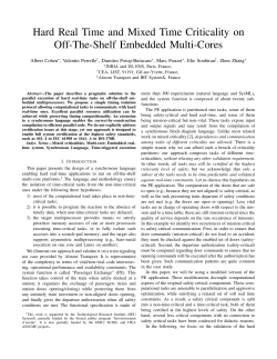 Hard Real Time and Mixed Time Criticality on Off-The-Shelf