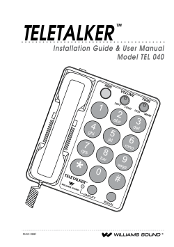 TELETALKER&trade; - Williams Sound