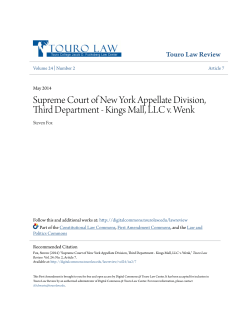 Supreme Court of New York Appellate Division, Third Department