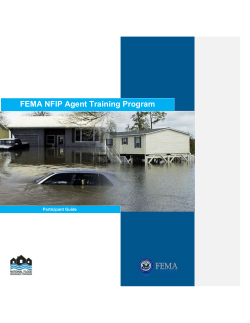 FEMA NFIP Agent Training Program