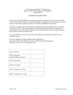 Midterm Exam - Massachusetts Institute of Technology