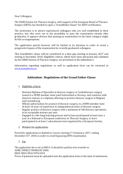 Grandfather Clause for EBTS Certification