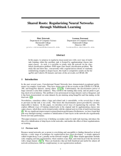 Shared Roots: Regularizing Neural Networks