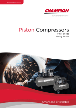 Piston Compressors Brochure
