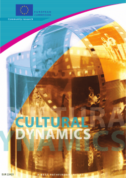Cultural Dynamics - European Commission