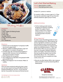 Blueberry Muffins