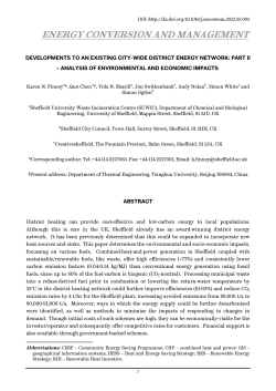 ENERGY CONVERSION AND MANAGEMENT