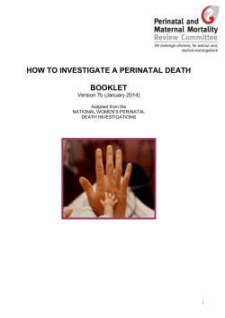Placental examination and preparation