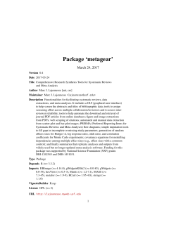 Package `metagear`
