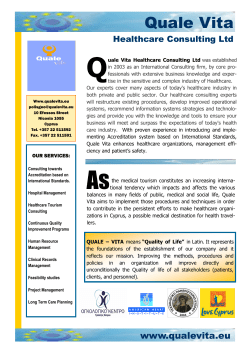 Quale Vita Healthcare Consulting Ltd.
