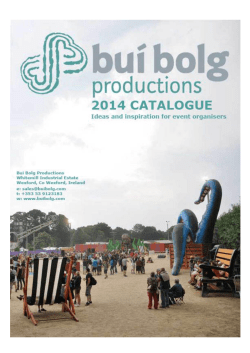 Installations, Floats, Costumes and Shows