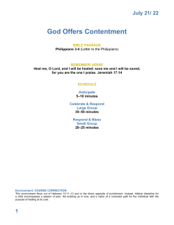 God Offers Contentment