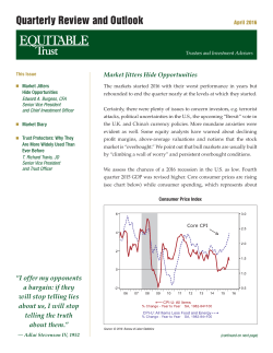 Quarterly Review and Outlook