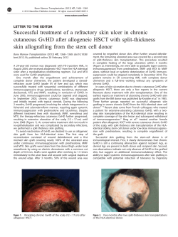 Successful treatment of a refractory skin ulcer in chronic