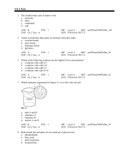 Ch 2 Test