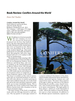 Book Review: Conifers Around the World