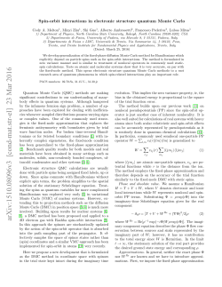 Spin-Orbit Interactions in Electronic Structure Quantum Monte Carlo