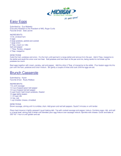 Easy Eggs Brunch Casserole