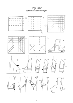 Toy Car - Papierfalten
