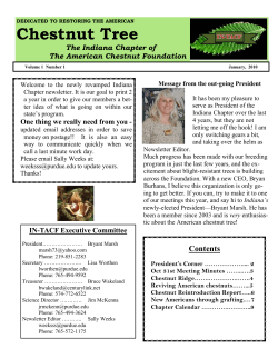 2010 Newsletter - The American Chestnut Foundation