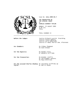 Taylor trial transcript - 31 August 2009