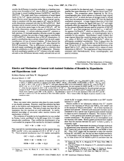 Kinetics and Mechanism of General- Acid