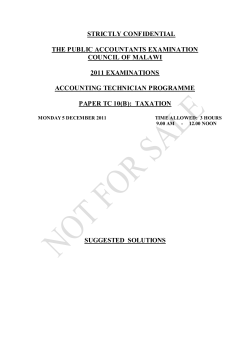 TC10B(A) - Institute of Chartered Accountants in Malawi