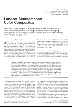 Landsat Multitemporal Color Composites