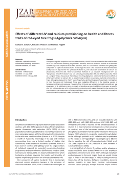 PDF - Journal of Zoo and Aquarium Research