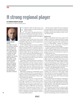 A strong regional player