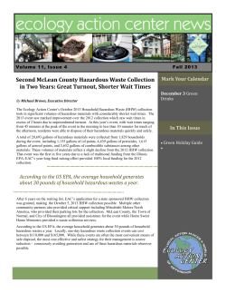 Fall - Ecology Action Center