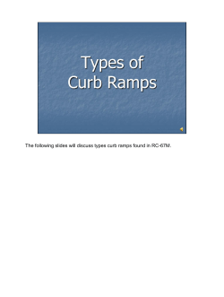 ADA Curb Ramps