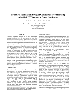 Structural Health Monitoring of Composite Structures